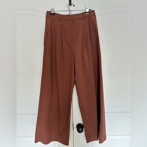 NWOT Extra High-Waisted Poplin Super Wide-Leg Taylor Pants with Adjustable Waist